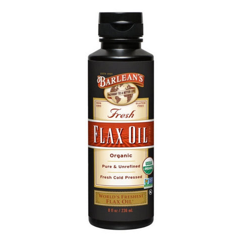 Barlean's, Organic Fresh Flax Oil, 8 Oz Barlean's