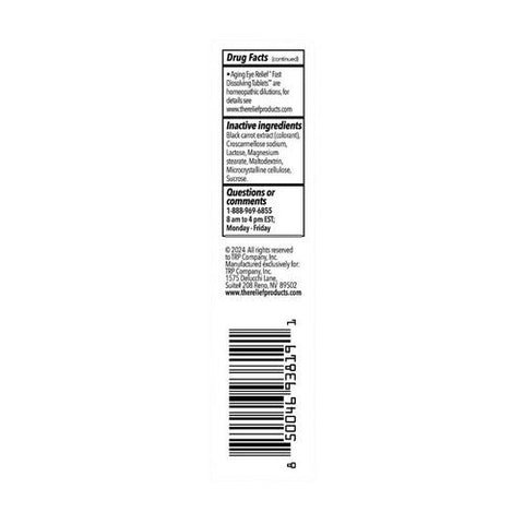 TRP Company, Aging Eye Relief Fast Dissolve Tablets, 48 Count TRP Company