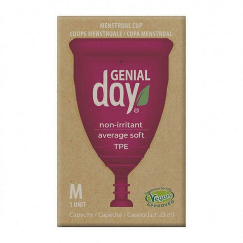 Genial Day, Menstrual Cup Medium 25 MM, 1 Count Genial Day