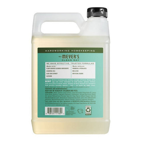 Mrs. Meyers Clean Day, Basil Dish Soap Refill, 48 Oz Mrs. Meyers Clean Day