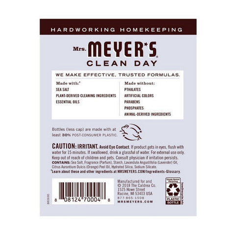 Mrs. Meyers Clean Day, Lavender Scent Booster, 18 Oz Mrs. Meyers Clean Day