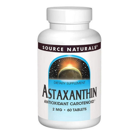 Source Naturals, Astaxanthin, 2 MG, 60 Tabs Source Naturals