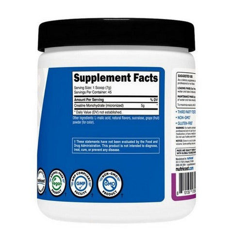 Nutricost, Creatine Monohydrate Powder Grape, 300 Grams Nutricost