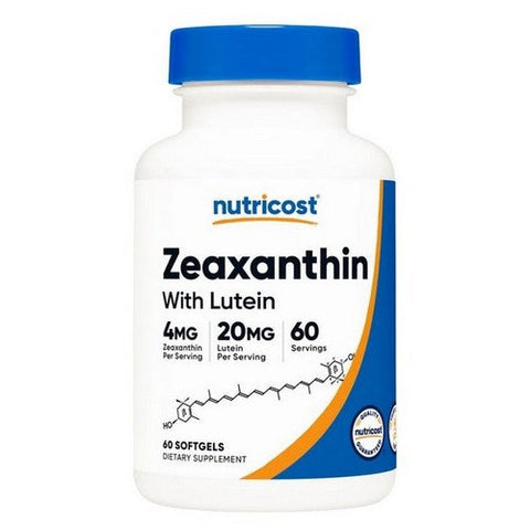 Nutricost, Zeaxanthin with Lutein Softgel, 60 Count Nutricost