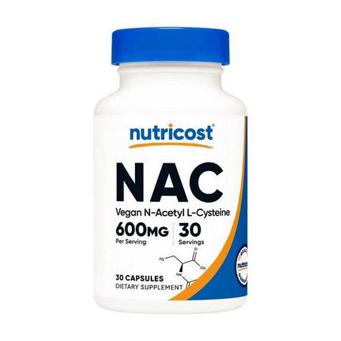 Nutricost, N-Acetyl L-Cysteine Capsules, 600 Mg, 30 Count Nutricost