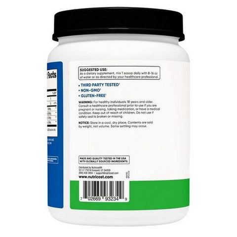 Nutricost, BCAA Powder Green Apple, 120 Servings Nutricost