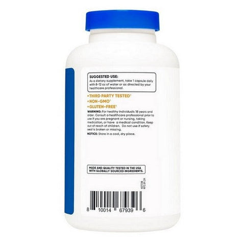 Nutricost, L-Tyrosine Capsules, 500 Mg, 180 Count Nutricost