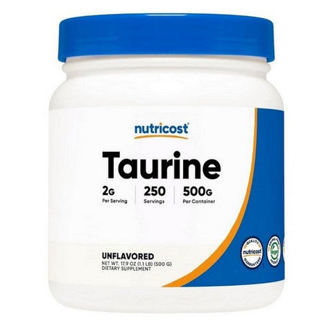 Nutricost, Taurine Powder, 500 Grams Nutricost