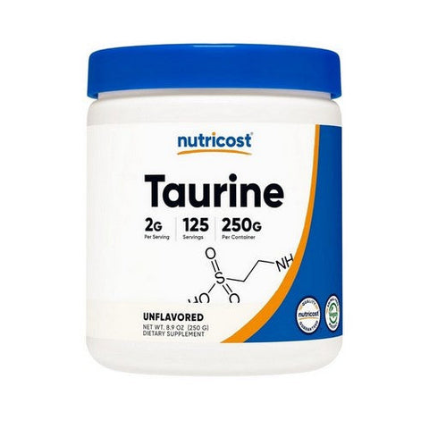 Nutricost, Taurine Unflavoured, 250 Grams Nutricost