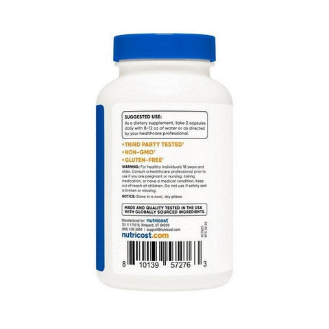 Nutricost, Tribulus Capsules, 1500 Mg, 120 Count Nutricost