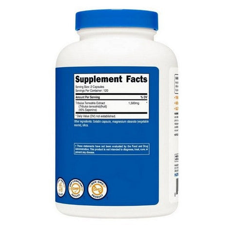 Nutricost, Tribulus Capsules, 1500 Mg, 240 Count Nutricost