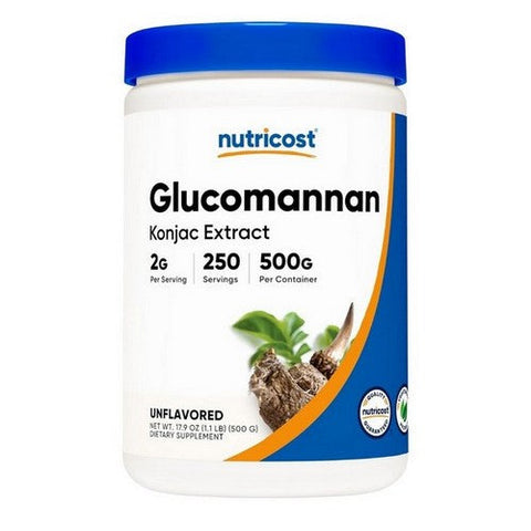 Nutricost, Glucomannan Powder, 500 Grams Nutricost