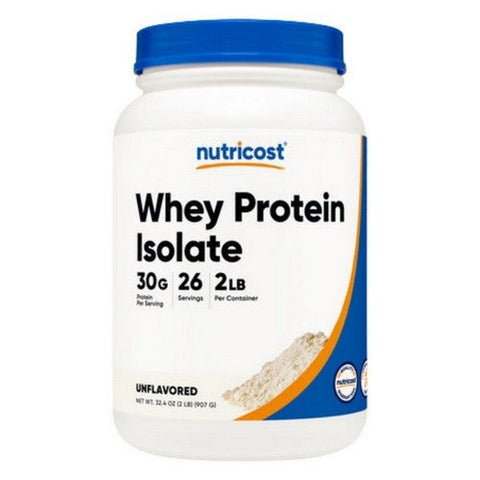 Nutricost, Whey Protein Isolate Powder Strawberry Milkshake, 2 Lbs Nutricost