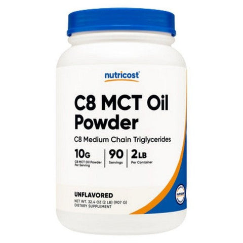 Nutricost, C8 MCT Oil Powder, 2 Lbs Nutricost