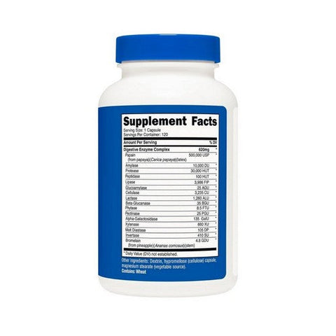Nutricost, Digestive Enzymes, 620 Mg, 120 Caps Nutricost