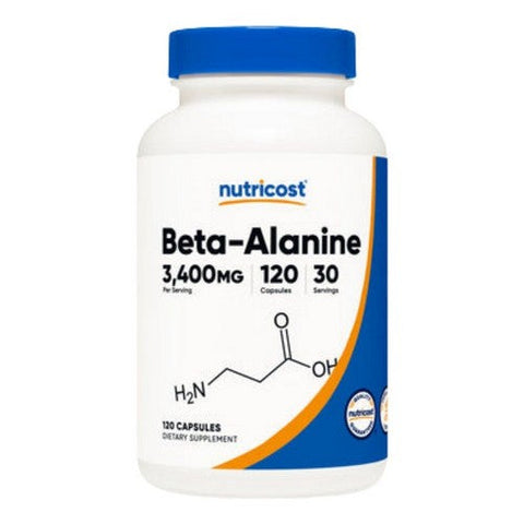 Nutricost, Beta Alanine Capsules, 3400 Mg, 120 Count Nutricost
