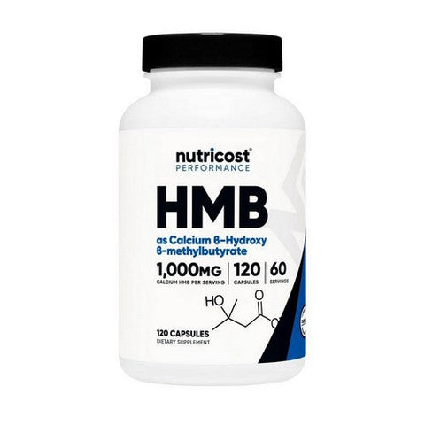 Nutricost, Performance Hmb, 1000 Mg, 120 Count Nutricost