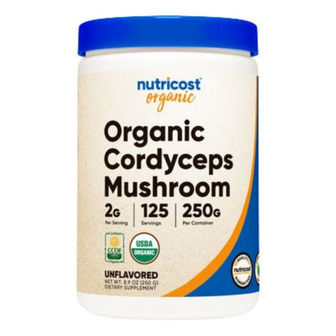 Nutricost, Cordyceps Powder Organic, 250 Grams Nutricost