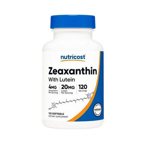 Nutricost, Zeaxanthin With Lutein, 120 Softgels Nutricost