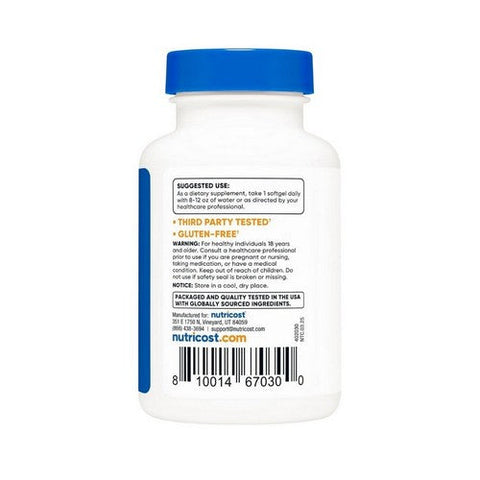 Nutricost, Zeaxanthin With Lutein, 120 Softgels Nutricost