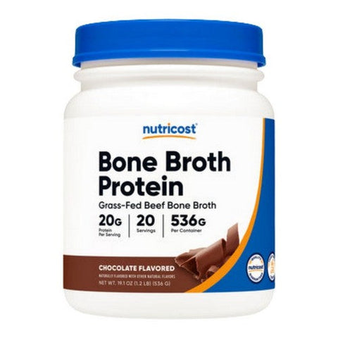 Nutricost, Beef Bone Broth Protein Chocolate, 20 Servings Nutricost