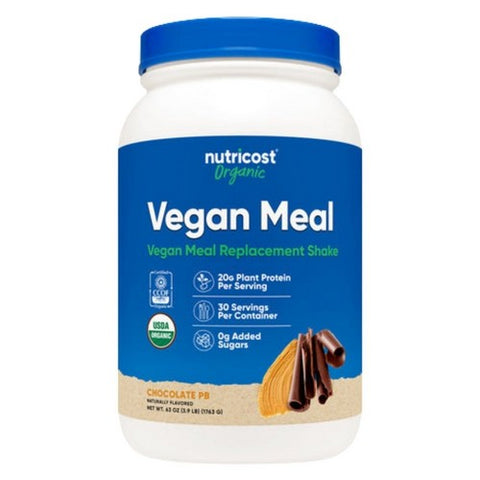 Nutricost, Organic Vegan ProteinChocolate Peanut Butter, 2 Lbs Nutricost