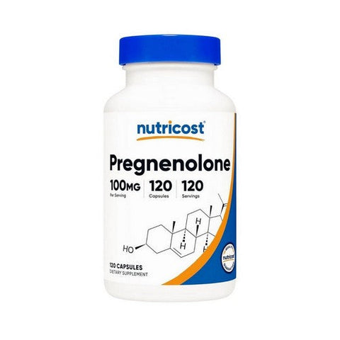 Nutricost, Pregnenolone Capsules, 100 Mg, 120 Count Nutricost