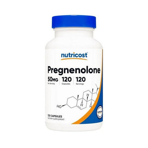 Nutricost, Pregnenolone Capsules, 50 Mg, 120 Count Nutricost
