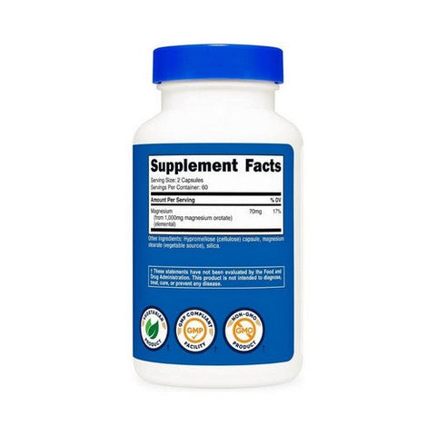 Nutricost, Magnesium Orotate, 1000 Mg, 120 Caps