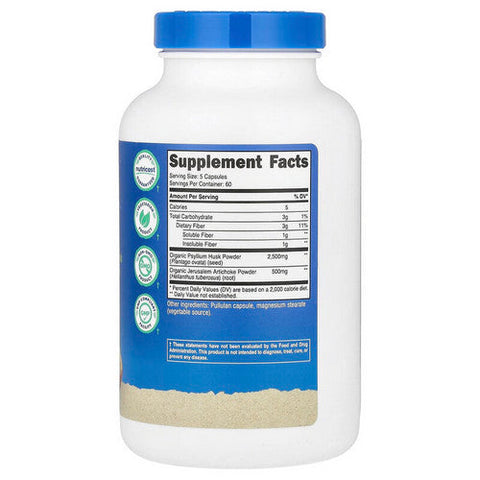 Nutricost, Fiber Capsules MWO, 600 Mg, 300 Capsules Nutricost