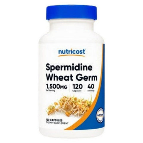 Nutricost, Spermidine Wheat Germ Capsules, 1500 Mg, 120 Count Nutricost