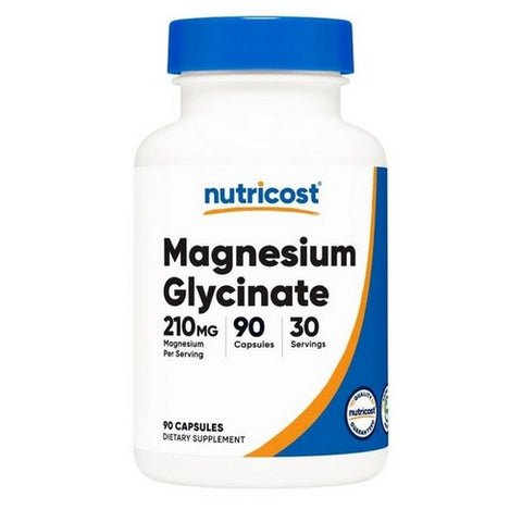 Nutricost, Magnesium Glycinate Capsules, 210 Mg, 90 Count Nutricost