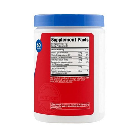 Nutricost, Electrolytes Advanced Hydration Complex Fruit Punch, 8.4 Oz Nutricost