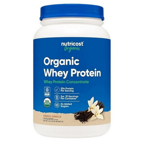 Nutricost, Organic Whey Protein Powder French Vanilla, 2 Lbs Nutricost