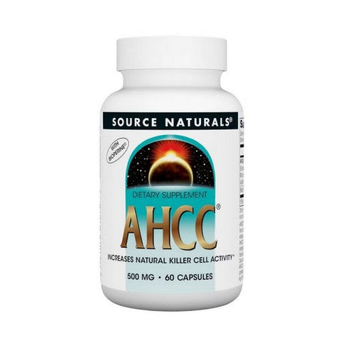 Source Naturals, AHCC with BioPerine, 500 Mg, 60 Caps Source Naturals