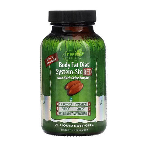 Applied Nutrition, Body Fat Diet System Six Red, 72 Softgels Applied Nutrition