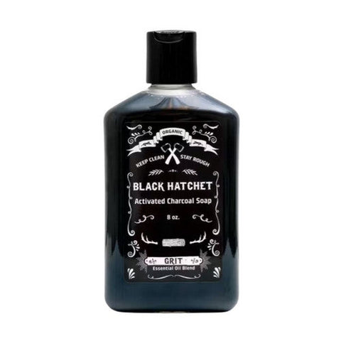 Latika Soap, Black Hatchet Body Wash Grit, 8 Oz Latika Soap