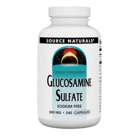 Source Naturals, Glucosamine Sulfate, 500 mg, 240 Tabs Source Naturals