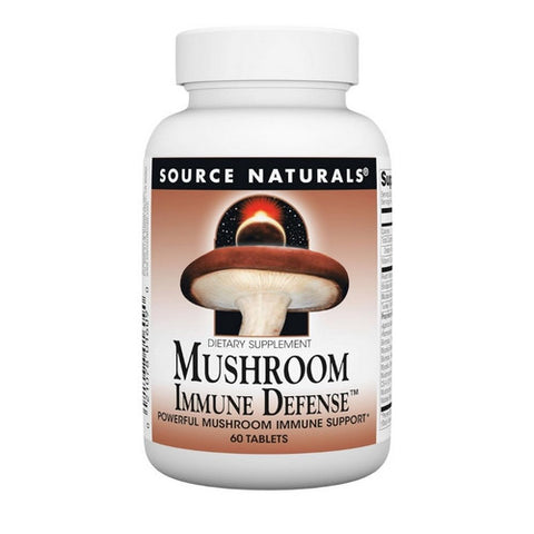 Source Naturals, Mushroom Immune Defense, 60 Tabs Source Naturals