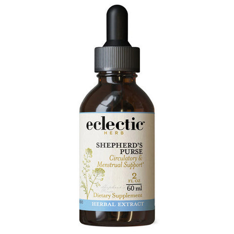 Eclectic Herb, Shepherd's Purse, 2 Oz with Alcohol Eclectic Herb