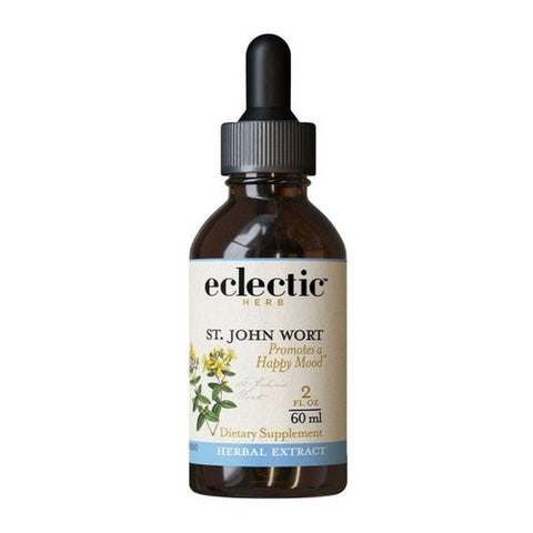 Eclectic Herb, St. John' s Wort, 2 Oz with Alcohol Eclectic Herb