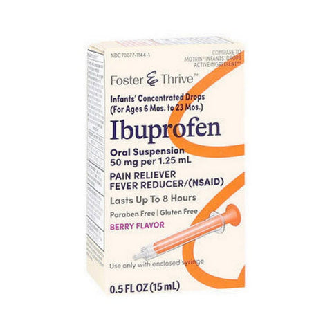 Ibuprofen Infants' Concentrated Drops Berry 0.5 Oz by Foster And Thrive