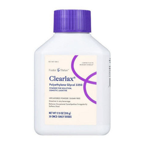 Foster And Thrive, Clearlax Polyethylene, 17.9 Oz Foster And Thrive
