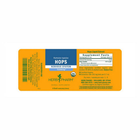Herb Pharm, Hops, 4 Oz Herb Pharm