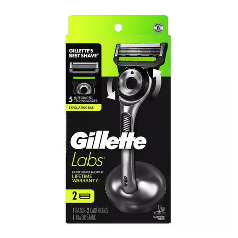 Gillette, Razor Handle Blade Refills And Stand Labs Value Pack, 1 Count Gillette