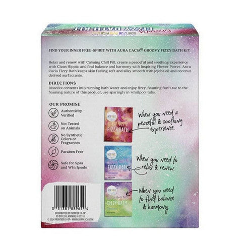 Aura Cacia, Groovy Fizzy Bath Kit, 1 Count Aura Cacia