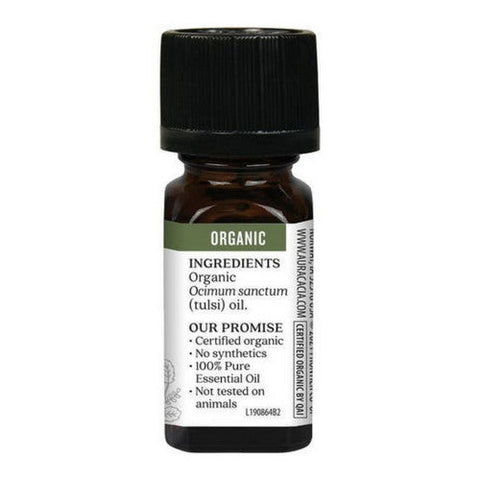 Aura Cacia, Organic Holy Basil Essential Oil, 0.25 Oz Aura Cacia