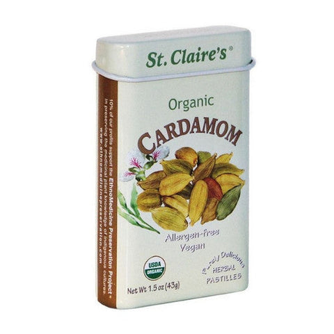 St.Claires Organics, Cardamom Herbal Pastilles, 1.5 Oz St.Claires Organics