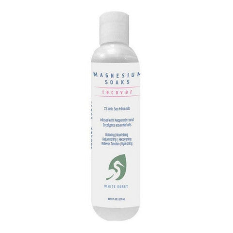 White Egret, White Egret Recovery Magnesium Soak, 8 Oz White Egret