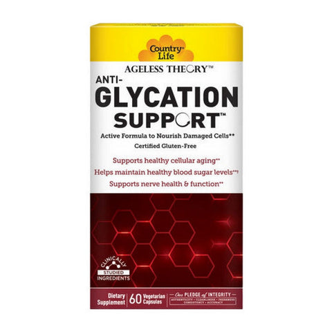 Country Life, Anti Glycation Support, 60 Vegetarian Capsules Country Life